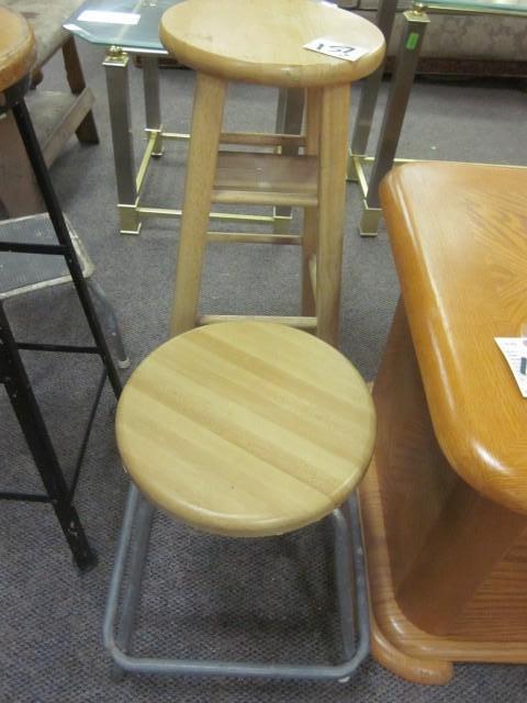 lot 157 image: Pair of stools....