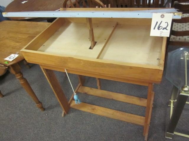 lot 162 image: Custom made drafting table....