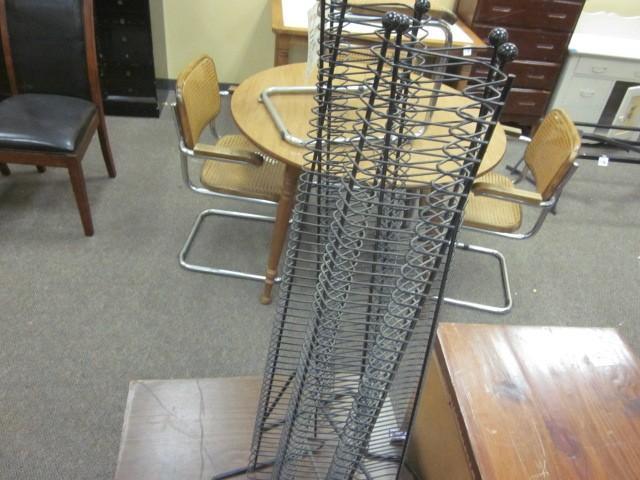 lot 189 image: Pair of CDDVD metal rack holders....