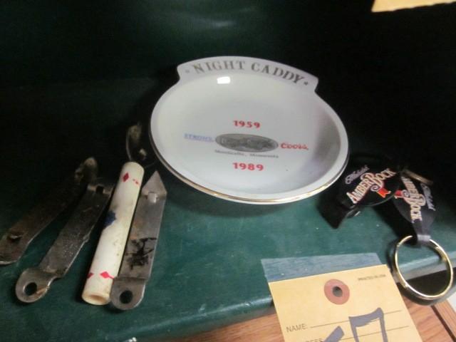 lot 57 image: Coors ceramic night caddy, vintage ...