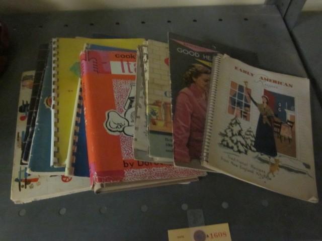 lot 6 image: Lot of old cook books....