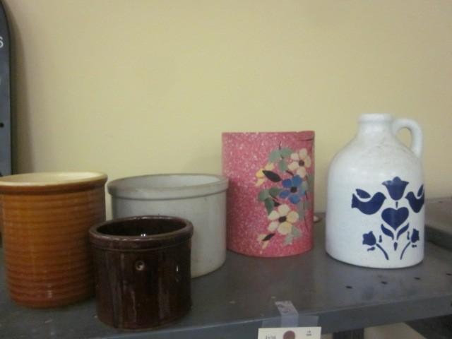 lot 7 image: Lot of stoneware and crocks....