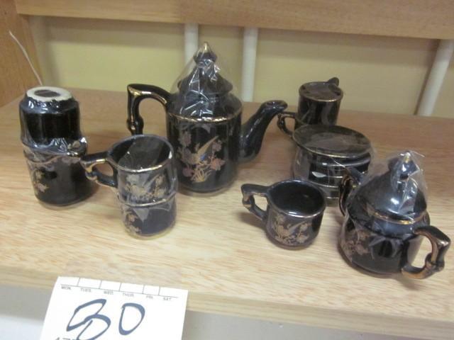 lot 80 image: Childrens Asian hand painted tea s...