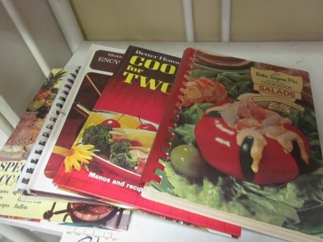 lot 81 image: Vintage cookbooks.  ...