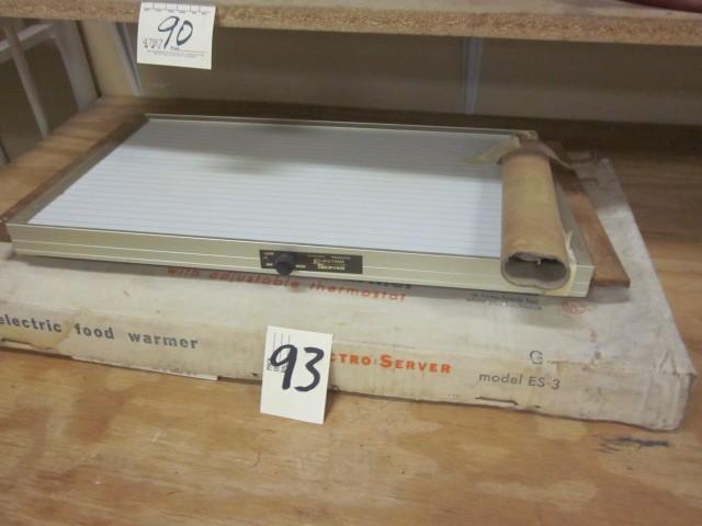 lot 93 image: Electro food warmer server, with bo...