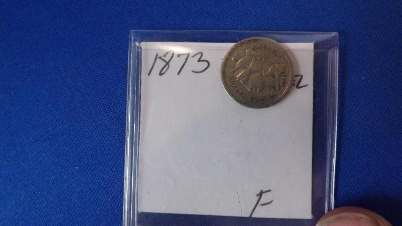 1873 3 cent&nbspNickel, F...