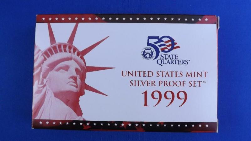 1999 US Mint Silver Proof Set, wCO...