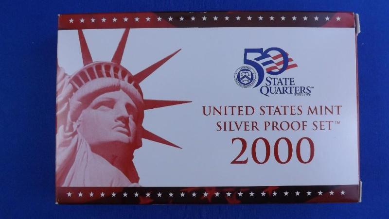 2000 US Mint Silver Proof Set, wCO...