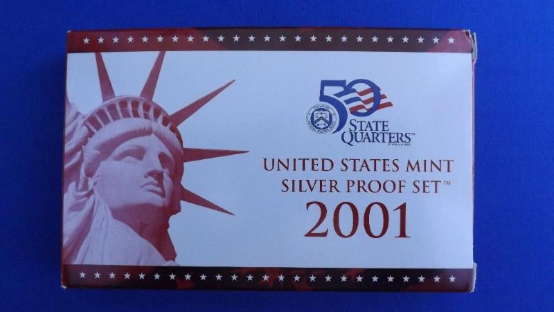 2001 US Mint Silver Proof Set, wCO...