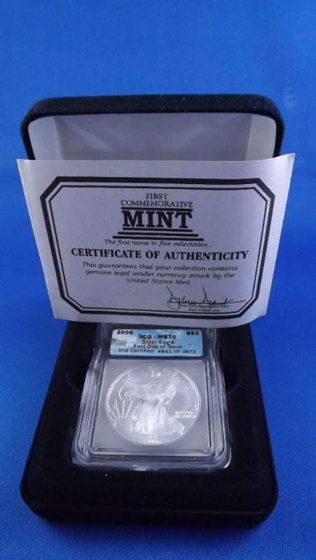 2006 Silver Eagle MS-70 First...