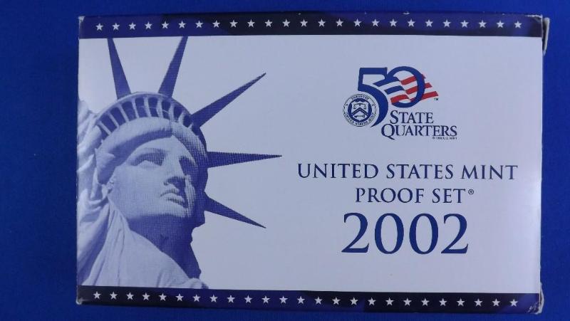 2002 US Mint Proof Set, wCOA...