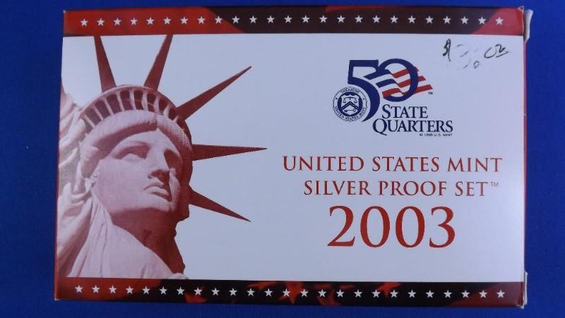 2003 US Mint Silver Proof Set, wCO...