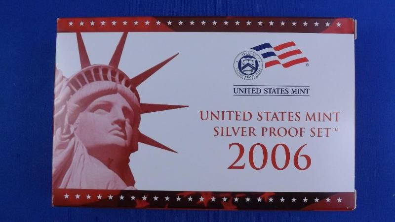 2006 US Mint Silver Proof Set, wCO...