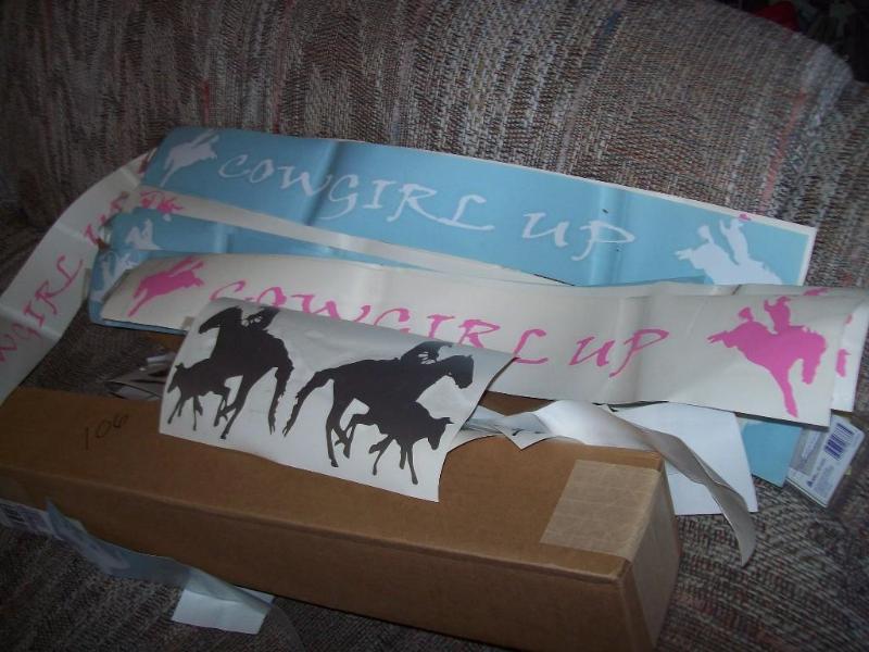 lot 106 image: Misc. Horse Decals...