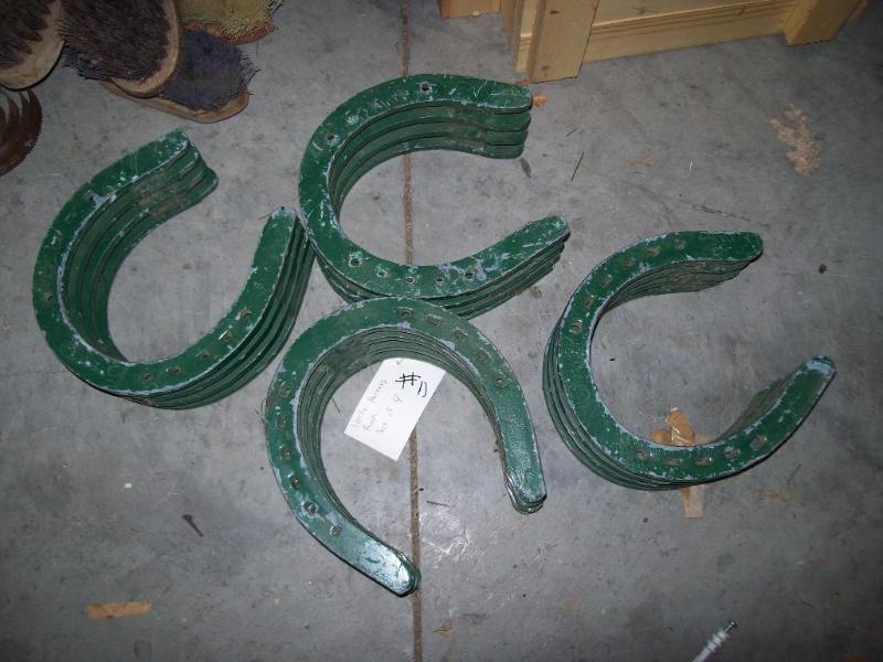lot 11 image: Horse harness rack - set of 4...