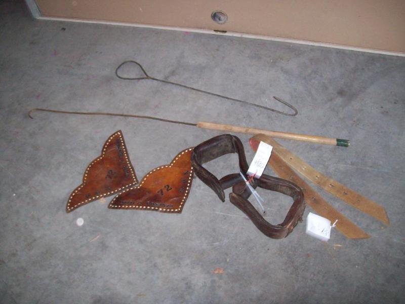 lot 22 image: -Pair of leather stirrups -Ny...