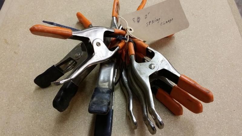 lot 13 image: Spring Clamps