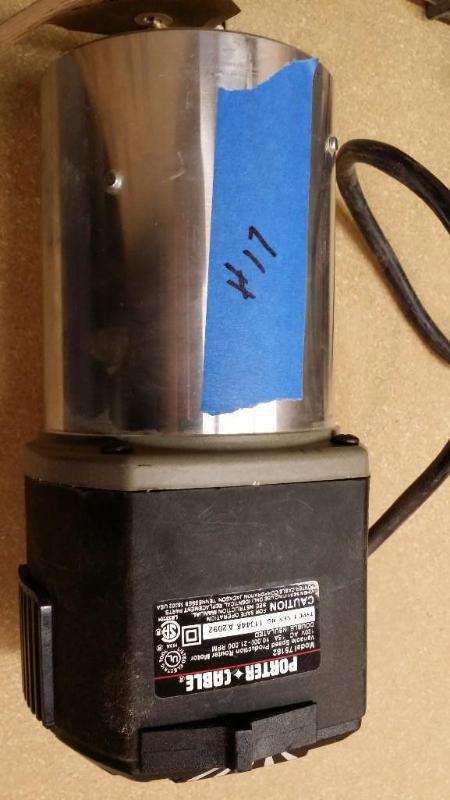 lot 17 image: Porter Cable Router motor
