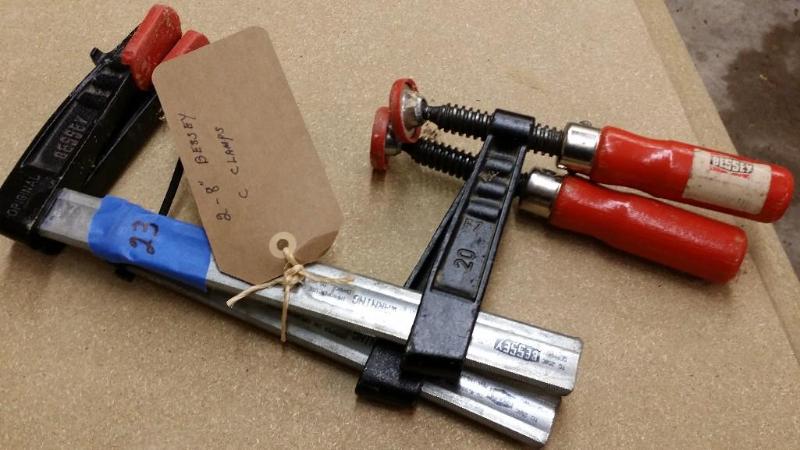 lot 23 image: Bessey C Clamps