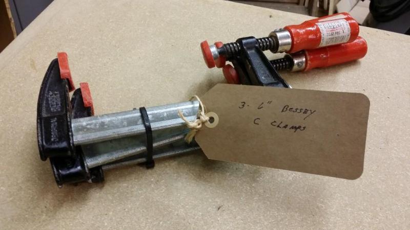 lot 24 image: Bessey C Clamps