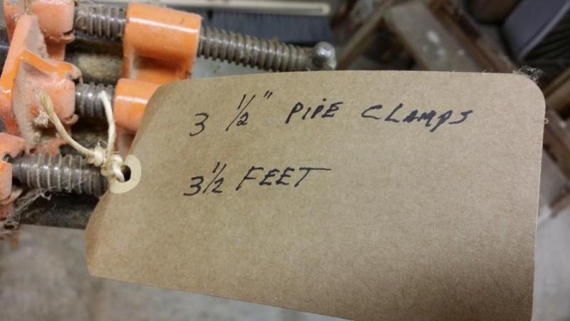 lot 43 image: Pipe Clamps
