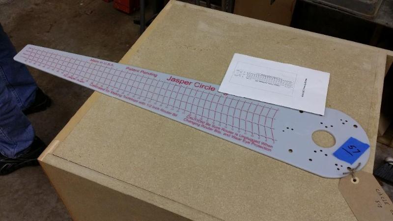 lot 57 image: Circle Cutting Jig