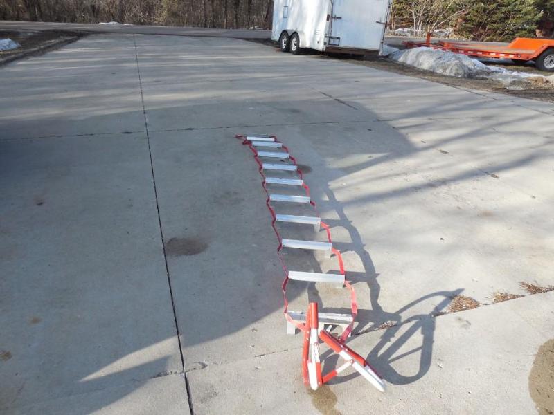 Portable 12 foot, 10 step, nylon ro...