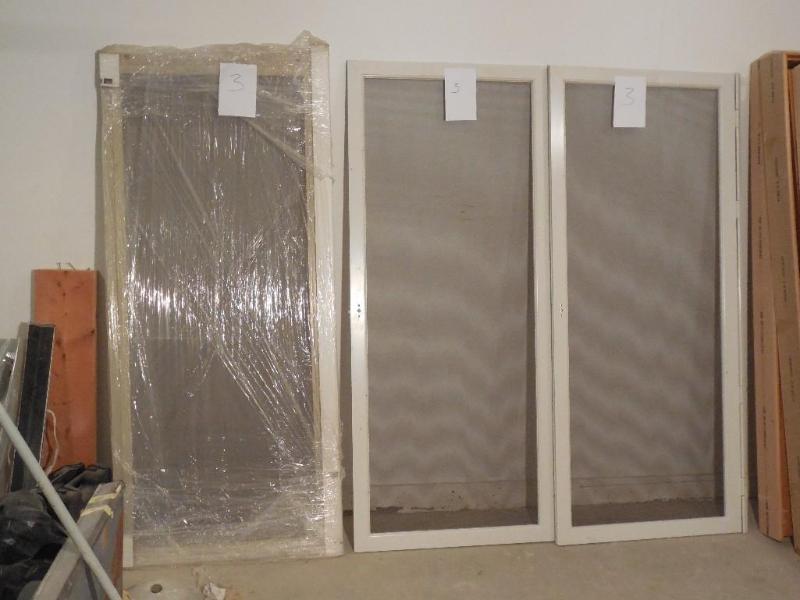 Set of 3 screen doors&nbsp 1. Tan,...