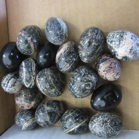 Mexican Marble  Granite Eggs, poli...