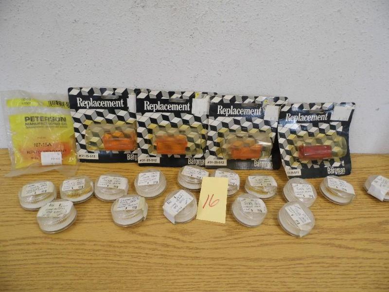 lot 16 image: Lot of 3 Replacement Lenses - Amber...