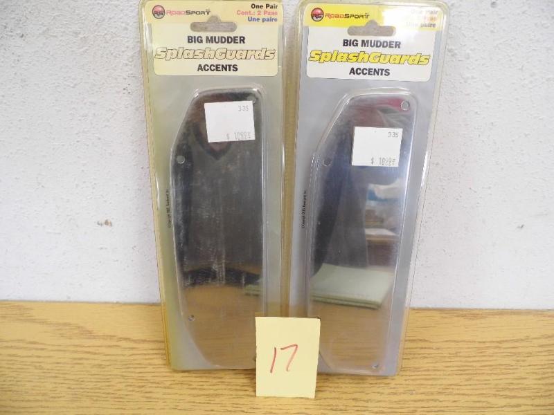 lot 17 image: 2 Pair Big Mudder Splash Guards Acc...