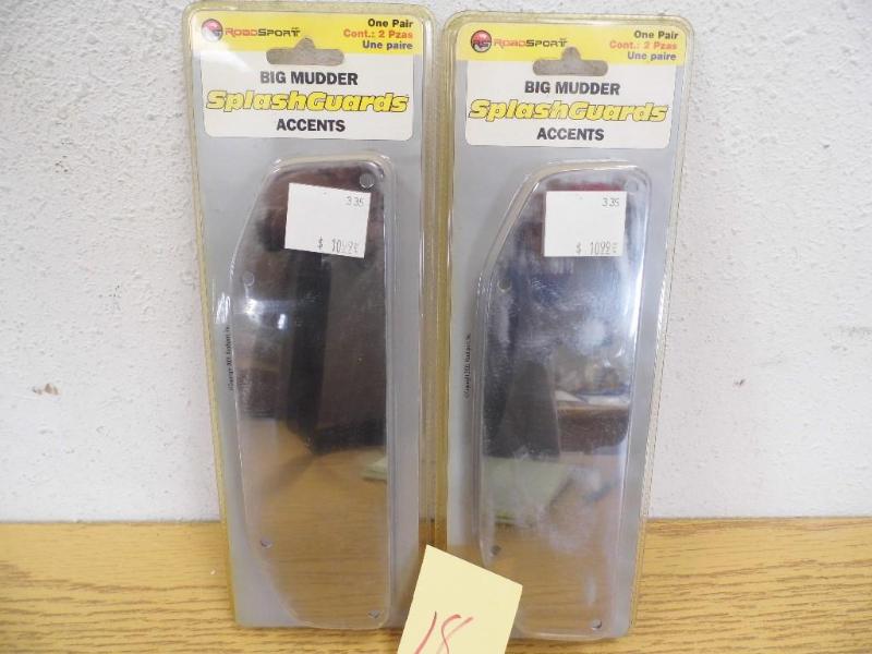 lot 18 image: 2 Pair Big Mudder Splash Guards Acc...