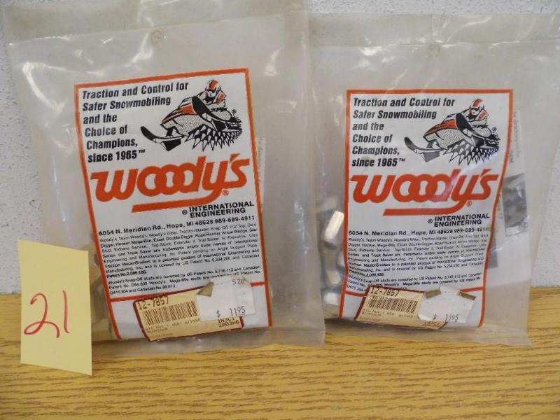 lot 21 image: 2 Packs Woodys Big Nut 1.450"...