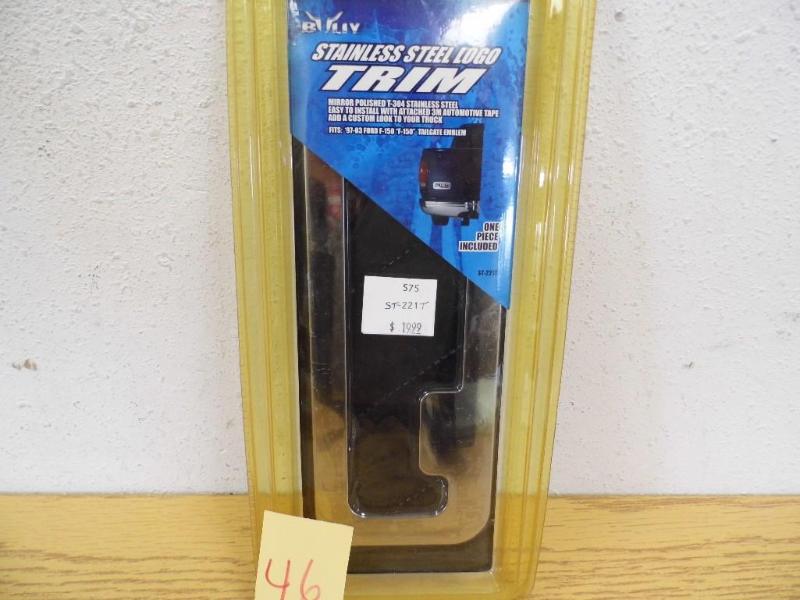 lot 46 image: Bully Stainless Steel Vehicle Trim ...