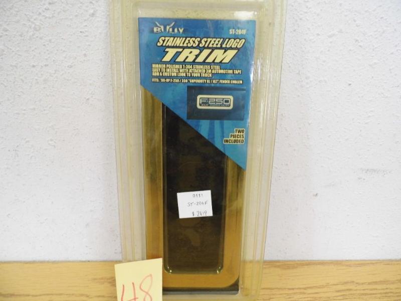 lot 48 image: Bully Stainless Steel Vehicle Trim ...