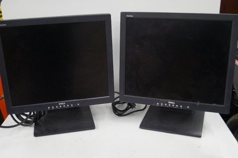 2 Dell computer screens Model...