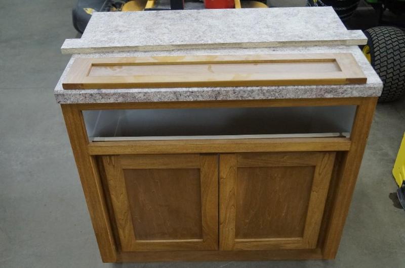 35 inch base cabinet with counterto...