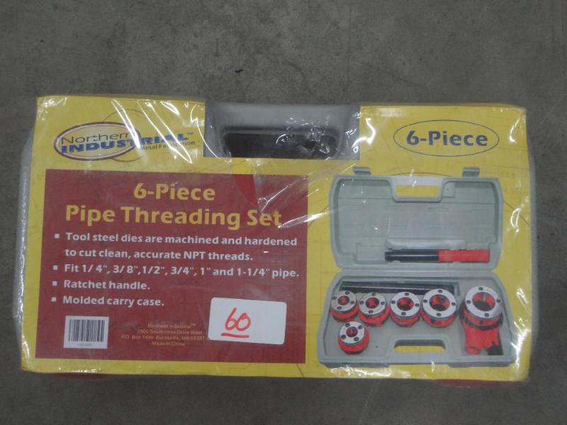 lot 60 image: New Northern 6-Piece Pipe Threading...