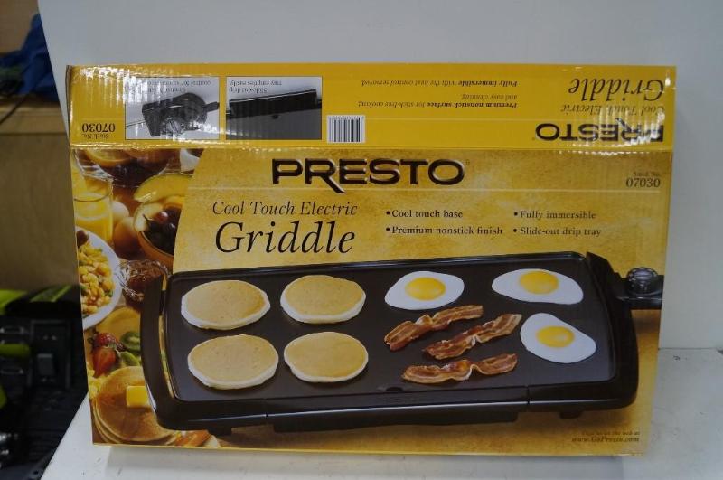 Presto cool touch electric griddle ...