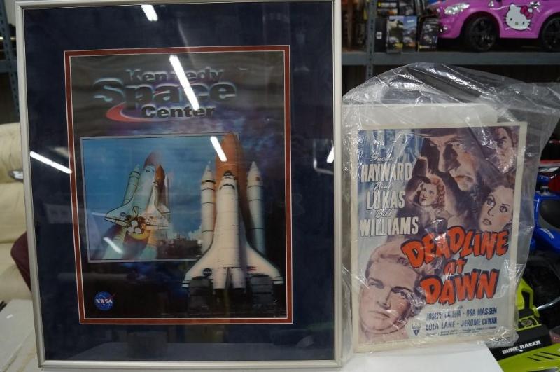 Lot of old movie poster and NASA pi...