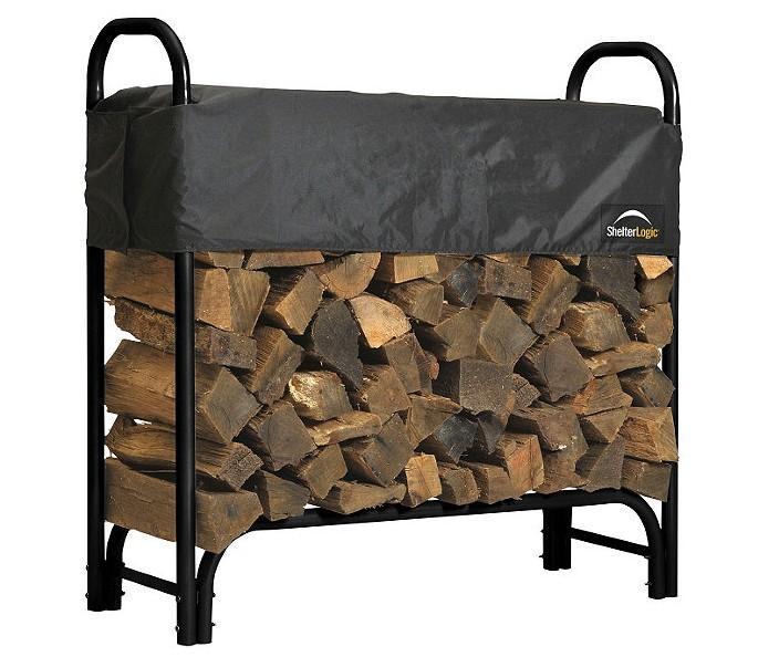 Firewood Rack with Cover