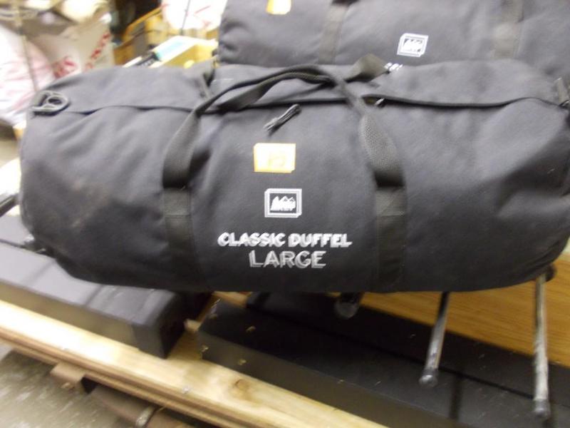 lot 15 image: REI Classic XL Duffel Bag...