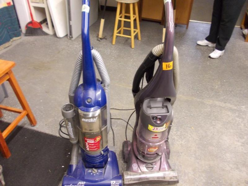 lot 16 image: 2 Upright Vacuum Cleaners Eureka &a...