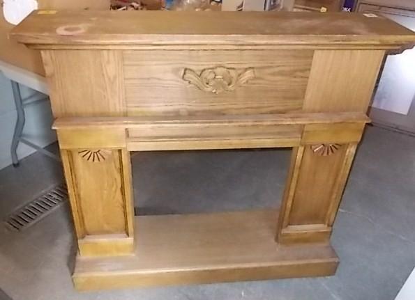 lot 3 image: Fireplace Mantle Front 46&quotW x ...