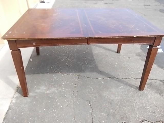 lot 49 image: Dining Table With Self Storing Leaf...