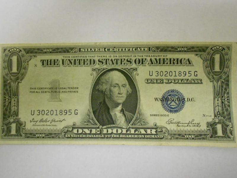 $1.00 Silver Certificate,Series 193...