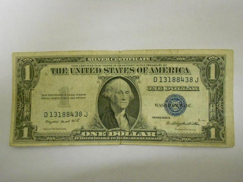 $1.00 Silver Certificate,Series 193...