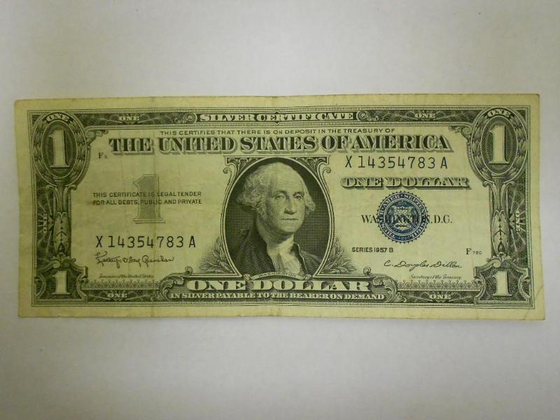 $1.00 Silver Certificate,Series 195...