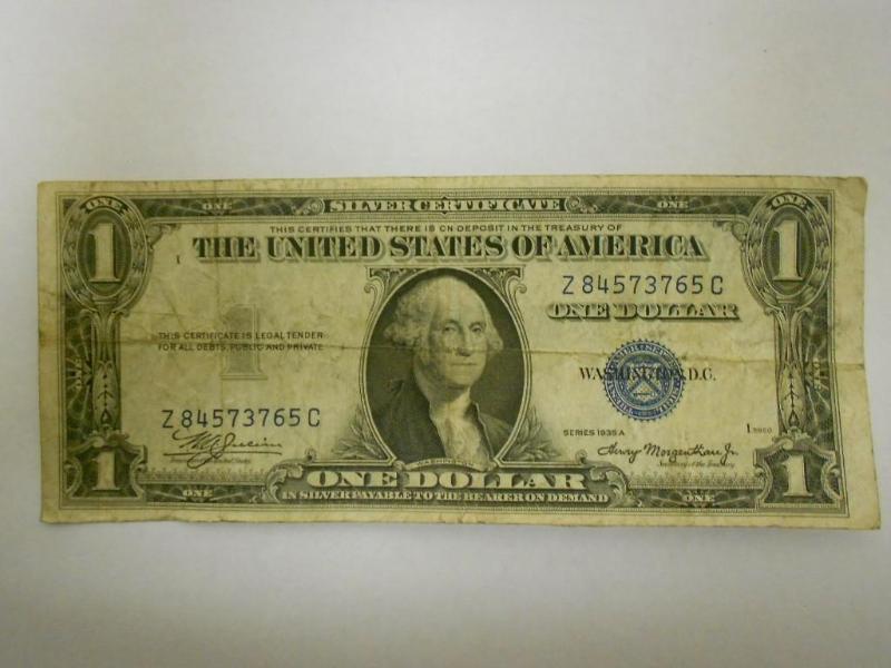 $1.00 Silver Certificate,Series 193...