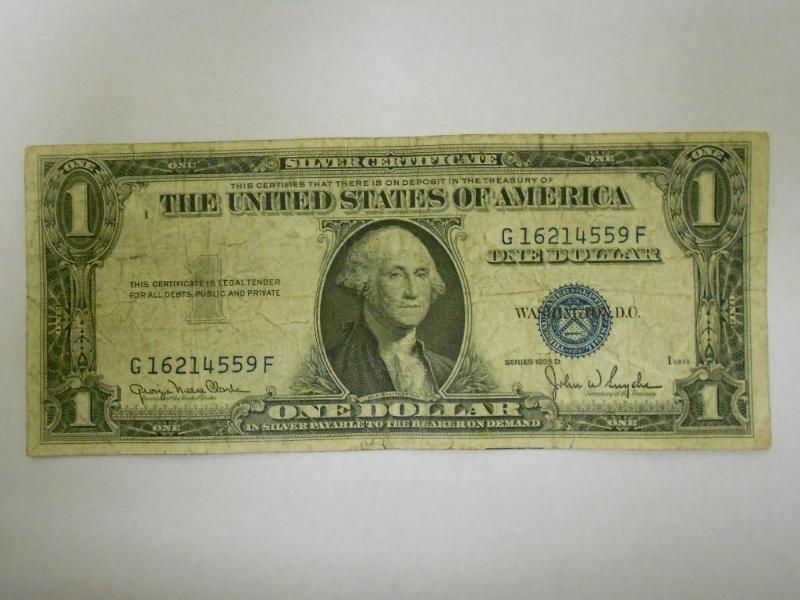 $1.00 Silver Certificate,Series 193...